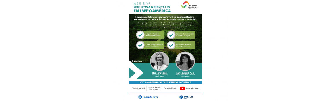 Webinar «Seguros ambientales en Iberoamérica»