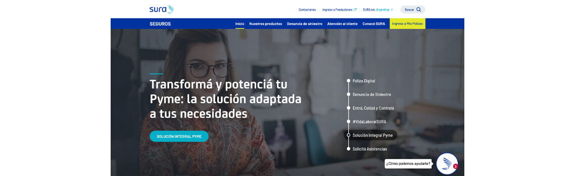 Solución Integral Pyme, nuevo producto de SURA