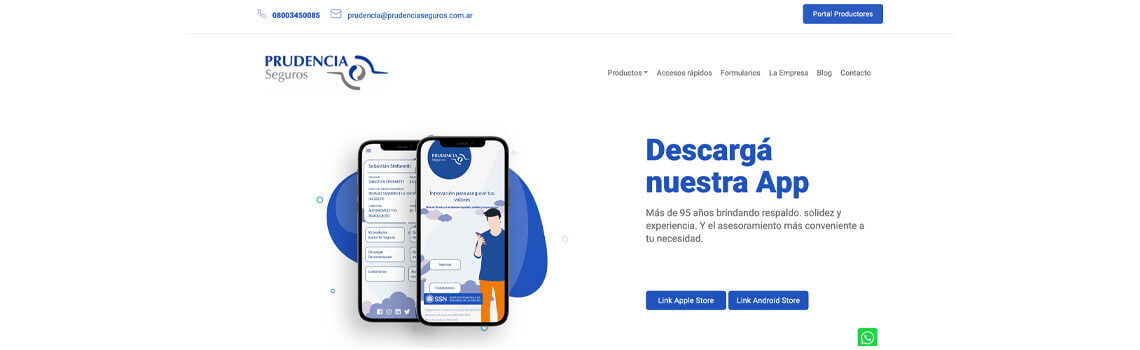 Nuevas plataformas digitales de Prudencia Seguros