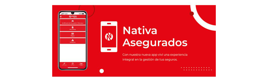 Nativa Seguros lanzó su renovada app 