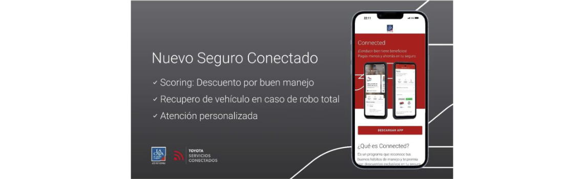 La Caja lanzó Seguro Conectado de la mano de Toyota